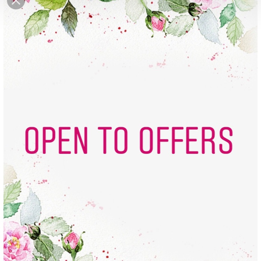 Open to reasonable offers